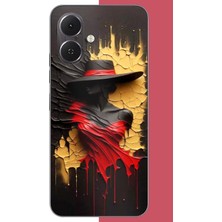 Aksesuarist Tecno Spark Go 2 Uyumlu Gölgedeki Kadın Baskılı Silikon Kılıf