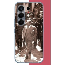 Aksesuarist Tecno Camon 50 Pro Uyumlu Atatürk Halkın Arasında Baskılı Silikon Kılıf