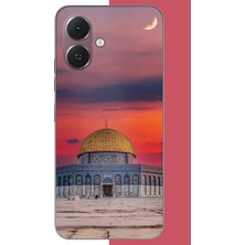 Aksesuarist Tecno Spark Go 2 Uyumlu Kudüs4 Baskılı Silikon Kılıf