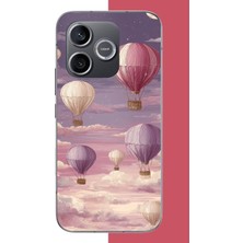 Aksesuarist Honor 600 Uyumlu Uçan Balon Baskılı Silikon Kılıf