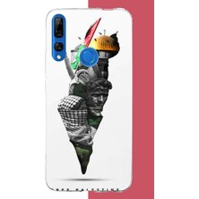 Aksesuarist Honor 9x Uyumlu Filistin Harita Baskılı Silikon Kılıf
