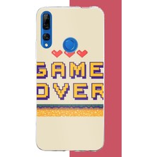 Aksesuarist Honor 9x Uyumlu Game Over Baskılı Silikon Kılıf