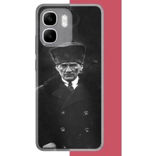 Aksesuarist Infinix Smart 10 Uyumlu Atatürk 2 Baskılı Silikon Kılıf