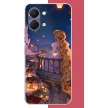 Aksesuarist Tecno Spark Go 3 Uyumlu Rapunzel Baskılı Silikon Kılıf