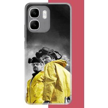 Aksesuarist Infinix Smart 10 Uyumlu Breaking Bad1 Baskılı Silikon Kılıf