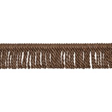 PÜSKÜLCÜ - Kahverengi Bulyon Saçak 6cm
