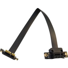 Keepro Pcı-E 3.0 X1 - X1 Riser Kablosu 90 Derece Sağ Açılı Pcı 1x Uzatma Kablosu