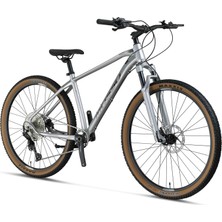 Mosso Chrome Edıtıon-27 Deore Erkek Dağ Bisikleti 406H Hd 27.5 Jant 12 Vites Silver Chrome