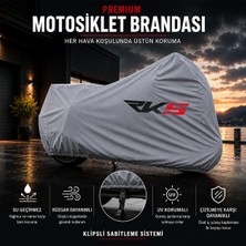 ULTRASHOP Rks Rodos 100 Gri Motosiklet Branda Su Geçirmez Motor Branda