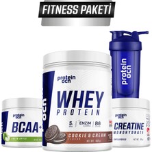 Proteinocean Fıtness Paketi Cookie & Cream  Yeşil Elma