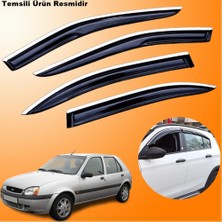 Caraks Ford Fiesta Krom Cam Rüzgarlığı Abs Nikelajlı Krom Mügen Cam Rüzgarlığı 1990-2002 Arası 4 Parça
