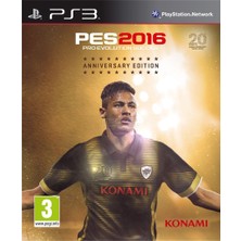 Konami PES 2016 Anniversary Edition Aksiyon Macera Oyunu PS3 100% Türkçe Dil Desteği