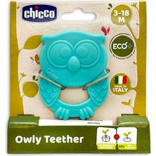 Chicco Owly Diş Kaşıyıcı 3-18 Ay - Mavi
