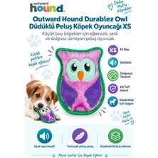 Outward Hound Durablez Owl Peluş Köpek Oyuncağı Xs - Düdüklü ve Yüksek Dayanımlı