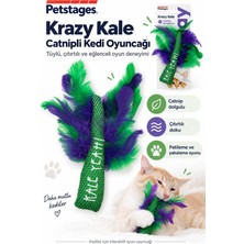 PetStages Krazy Kale Catnipli Kedi Oyuncağı Yeşil - Karşı Konulamaz Kedi Naneli