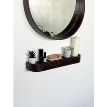 Brf Store Isoprıme Fagus Wood Ahşap Doğal Masif Duvar Rafı (Ceviz)