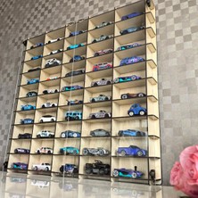 Brf Store Isoprıme Pleksi Kapaklı 1/64 Ölçek 50ARAÇ Hotwheels Matchbox Metal Araç Uyumlu Model Oyuncak Araba R