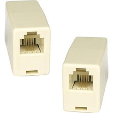 Brf Store Isoprıme 10 Adet RJ11 Telefon Kablo Birleştirici Dişi Dişi RJ11 6P4C Birleştirici