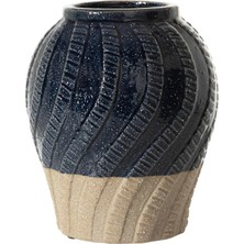 Brf Store Isoprıme Wavy Seramik Vazo 19 x 23 cm
