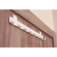 Brf Store Isoprıme Risingmaber Metal Beyaz Amerikan Kapı Arkası Askılık Organizer Askılık ve Banyo Kapı Arkası