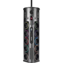 Brf Store Isoprıme S-Link PRZ01 Prizhive 3 Metre 1860 Joule 1.5mm 1 USB 1 Typec 2.1A/5V 16A 250V 3680W 10LU Ak