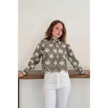 Very Moda Nakışlı Gömlek | F1932