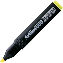 Artline Fosforlu Kalem Kesik Uç 4,0mm Sarı