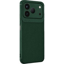 Efnaz Style Tecno Spark 50 4g Auto Focus Karbon Kapak - Yeşil