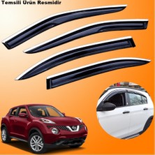 Caraks Nissan Juke Krom Cam Rüzgarlığı Abs Nikelajlı Krom Mügen Cam Rüzgarlığı 2015-2020 Arası 4 Parça