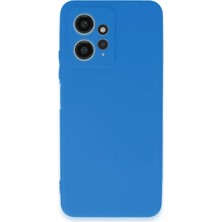 TKÇ Xiaomi Redmi Note 12 4g Kılıf First Silikon - Mavi Ab