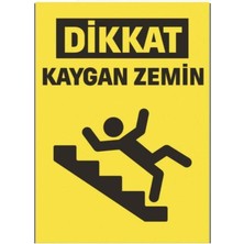 Tanex Dikkat Kaygan Zemin Uyarı Etiketi