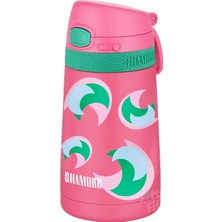 Brf Store Isoprıme Fiftyfifty Çocuk 350 ml Pipetli Paslanmaz Çelik Termos Bpa Içermez 7 Renk (Koyu Pembe)