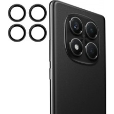 Efnaz Style Joko Xiaomi Redmi Note 14 Pro 4g Pvd Metal Kamera Lens - Siyah