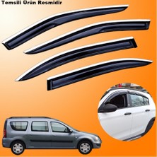 Caraks Dacia Logan Stw Krom Cam Rüzgarlığı Abs Nikelajlı Krom Mügen Cam Rüzgarlığı 2006-2012 Arası 4 Parça