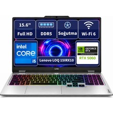Lenovo Loq 15IRX10 83JE00EQTREP1 I5-13450HX RTX5060 8gb 8 GB 512 GB 15.6 Fhd 144Hz Gaming Laptop
