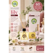 Green World Lily Zambak Bambu Çubuklu Oda Parfümü 170 ml