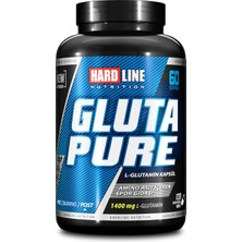 Hardline Nutrition Glutapure 120 Kapsül L-Glutamin İçeren Yetişkinler İçin Besin Takviyesi