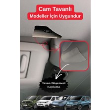 Masem Group Rifter Berlingo Proace City Doblo Opel Combo Cam Tavanlı Ara Bölme Demiri Boşluk Kapakları 2 Adet