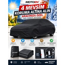 Motoen Citroen C5 Sedan Uyumlu Siyah Araba Brandası Su Geçirmez 4 Mevsim Koruma