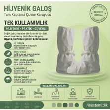 CİNTOS Uzun Çizme Galoş Diz Altı Bağlamalı Su Geçirmez-50 Adet