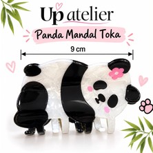 Up Atelier Sevimli Panda Kemik Toka 9cm