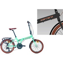 Carraro Flexı 121 Katlanır Bisiklet 350H V 20 Jant 21 Vites Mat Antrasit Gri Bakır