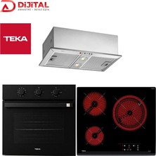 Teka Ankastre Set Siyah (Hbb 54500 Bk - Gfh 55 - Tz 6316)