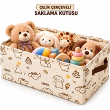 Lema Home Dolap Içi Düzenleyici / Hurç / Çelik Kenar Çerçeve Esnemez ve Yırtılmaz Kumaş  47X28X20 cm - 1 Adet