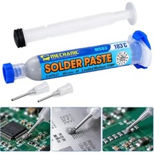 Aslanoğlu Store Powermaster PM-39105 Mechanic MS83 50 Gram 4 Microns Leaded Medium Temp 183C Şırınga Krem Lehim