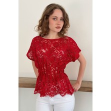 Very Moda Beli Gipeli Brode Bluz | D2966