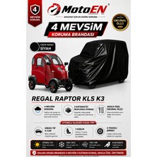 Motoen Regal Raptor K5 Kls Elektrikli Araba Brandası Siyah Oto Branda Su Geçirmez Dört Mevsim Uv Iki Katmanlı Dış Ortam Örtü
