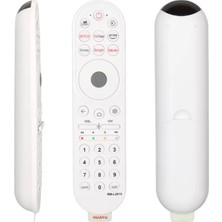 Aslanoğlu Store Huayu RM-L2016 Beyaz Netflix-Youtube-Disney+-Rakuten Tuşlu Universal LCD LED Tv Kumanda