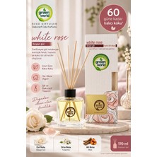 Green World White Rose Beyaz Gül Bambu Çubuklu Oda Parfümü 170 ml