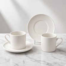 Tektava Sade 2 Kişilik Porselen Çay Fincan Takımı - 150 ml
